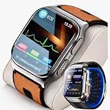 susnov tech Smartwatch Presión Arterial Profesional con ECG, Glucosa y Oxígeno en Sangre, Llamadas Bluetooth, Monitor de...