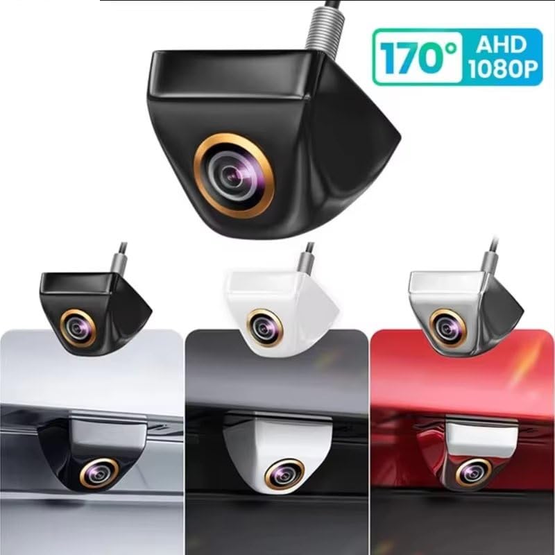 Caméra de recul AHD 720P universelle blanche grand angle 170° - 5