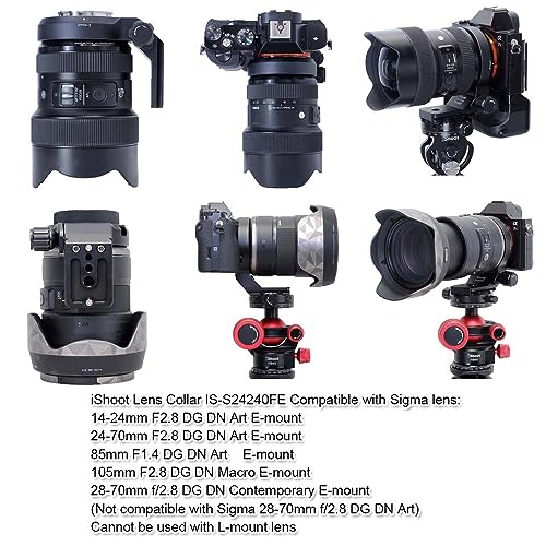 Anillo de montaje para trípode compatible con Sigma 14-24mm F2.8 DG DN Art, 24-70mm F2.8 DG DN Art, 28-70mm F2.8 DG DN C, 85mm F1.4 DG DN Art, 105mm F2.8 DG DN Macro (E-Mount) Lente - imagen 9