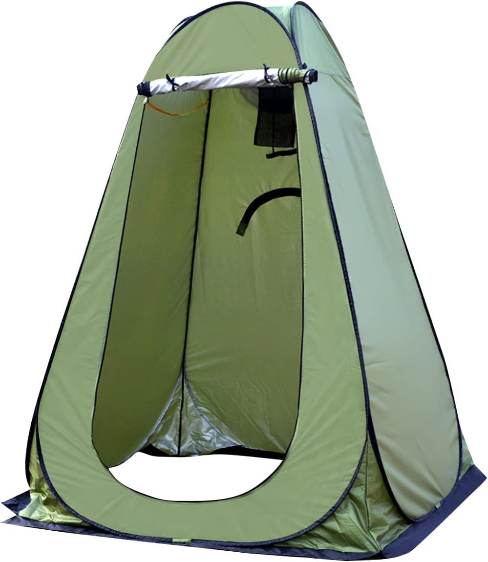DZAWIBA® Pop Up Changing Room Portable Shower Tent,Extra Tall Privacy Shelters Room with Carrying Bath Bag for Outdoor Indoor Camping,Hiking (Green) (B0C7QJRZR3) Amazon Price History, Amazon Price Tracker