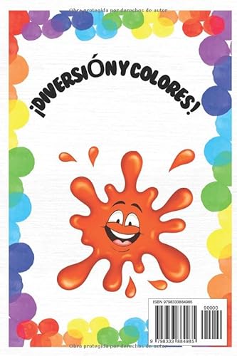 Libro para colorear, niños y niñas de 2-4 años, +25 páginas de dibujos para disfrutar coloreando (Sp
