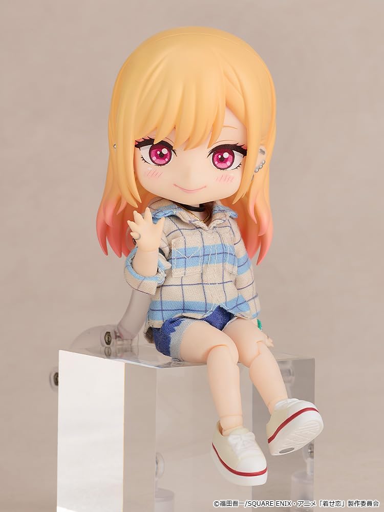 Good Smile Company TV Anime "Dressing Up Doll Is In Love" Nendoroid Doll Ayumu Kitagawa Plain Clothing Version, Cloth, Magnet, Plastic, Pre-painted Action Figure, Non-scale, Exclusive Base Included