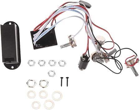 3 Band EQ Preamp Circuit Guitar Dual Potentiometer For Active Bass Pickup