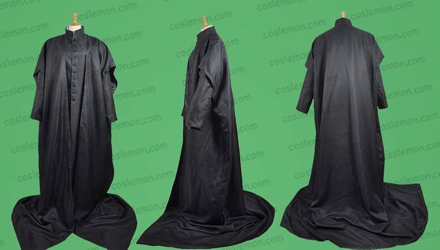 スネイプ先生 セブルス・スネイプ 風 コスプレ ジャケット ローブ ワンピース ハリー・ポッター セブルス・スネイプ 風 コスプレ衣装 ウィッグ