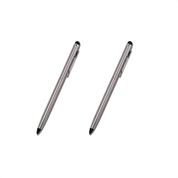 2pcs Replacement Stylus Drawing Pens for LCD Writing Tablet Metal Stylus Pens for 8Inch10Inch Drawing Tablet Memo Doodle Board