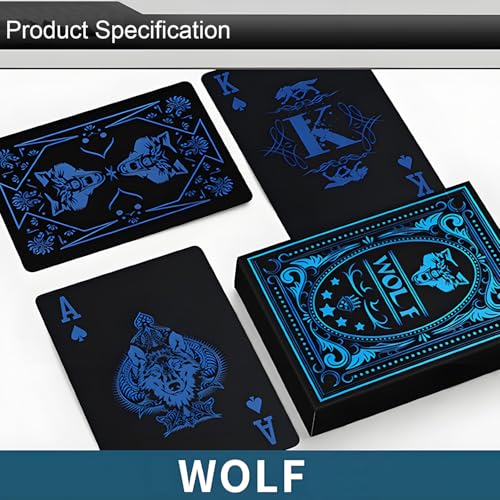 Cartas de Plástico KEAIDUO Juego de Póker 54 Cartas miniatura 6