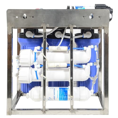 Image of Apec Water 25 LPH Commercial RO water purifier 25 Liter Per Hour Blue Stainless steel Body Full Automatic with TDS Adjuster