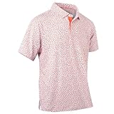 Golf Shirt for Men Short Sleeve Dry Fit Moisture Wicking Casual Short Sleeve Performance Print Stylish Collared Polo Shirts Watermelon