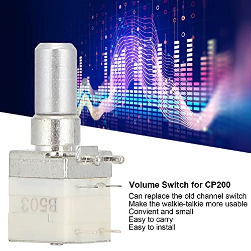 FECAMOS Interruptor de volume de substituição, interruptor de volume durável substituível para CP200