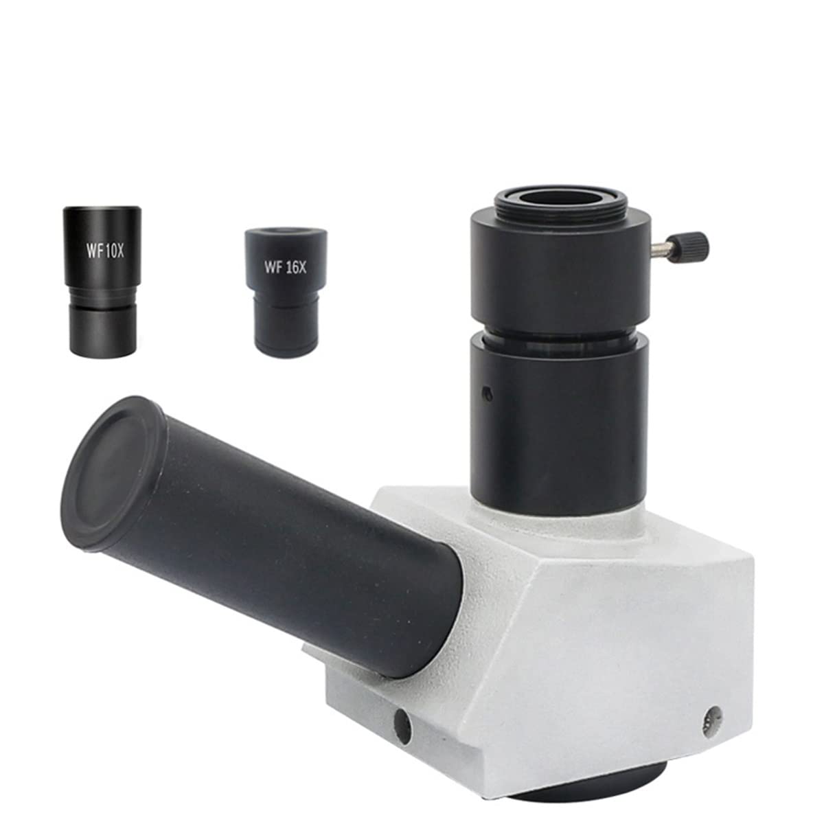 Accessori per microscopi Testa del microscopio biologico in metallo con oculare WF10X WF16X Testa del microscopio trinoculare binoculare monoculare Testa del microscopio didattico Durata e prestazioni