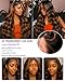 𝐒𝐭𝐚𝐫𝐥𝐢𝐠𝐡𝐭𝐁𝐞𝐥𝐥𝐞 Blended Hair 28 Inch Highlight Ombre Lace Front Wig Wear and Go Glueless Wig 1B/30 Body Wave Wig Bio-Hybrid Memory Core™ Premium Fiber/Human Hair 220% Density