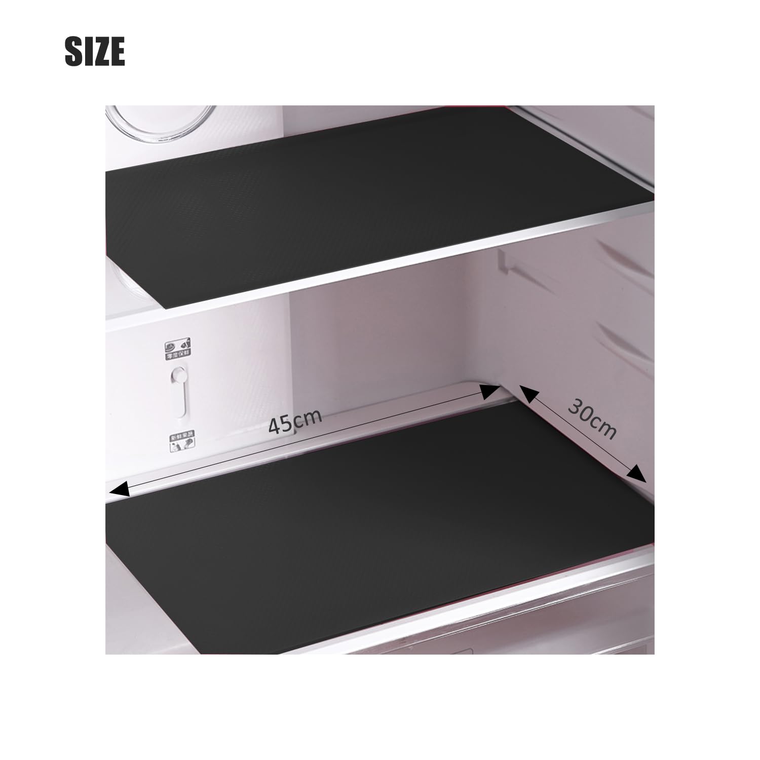 12 Tappetini Per Frigorifero Impermeabili - Antiscivolo, Antimacchia E Tagliabili, Ideali Per Cassetti E Ripiani - Foto 5