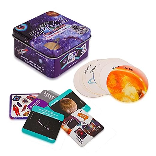 Qurious Space | STEM Flash Card Game | Explore, Match, Quiz & Spin Through The Universe. Perfect for Astronomy Fans and Future Astronauts