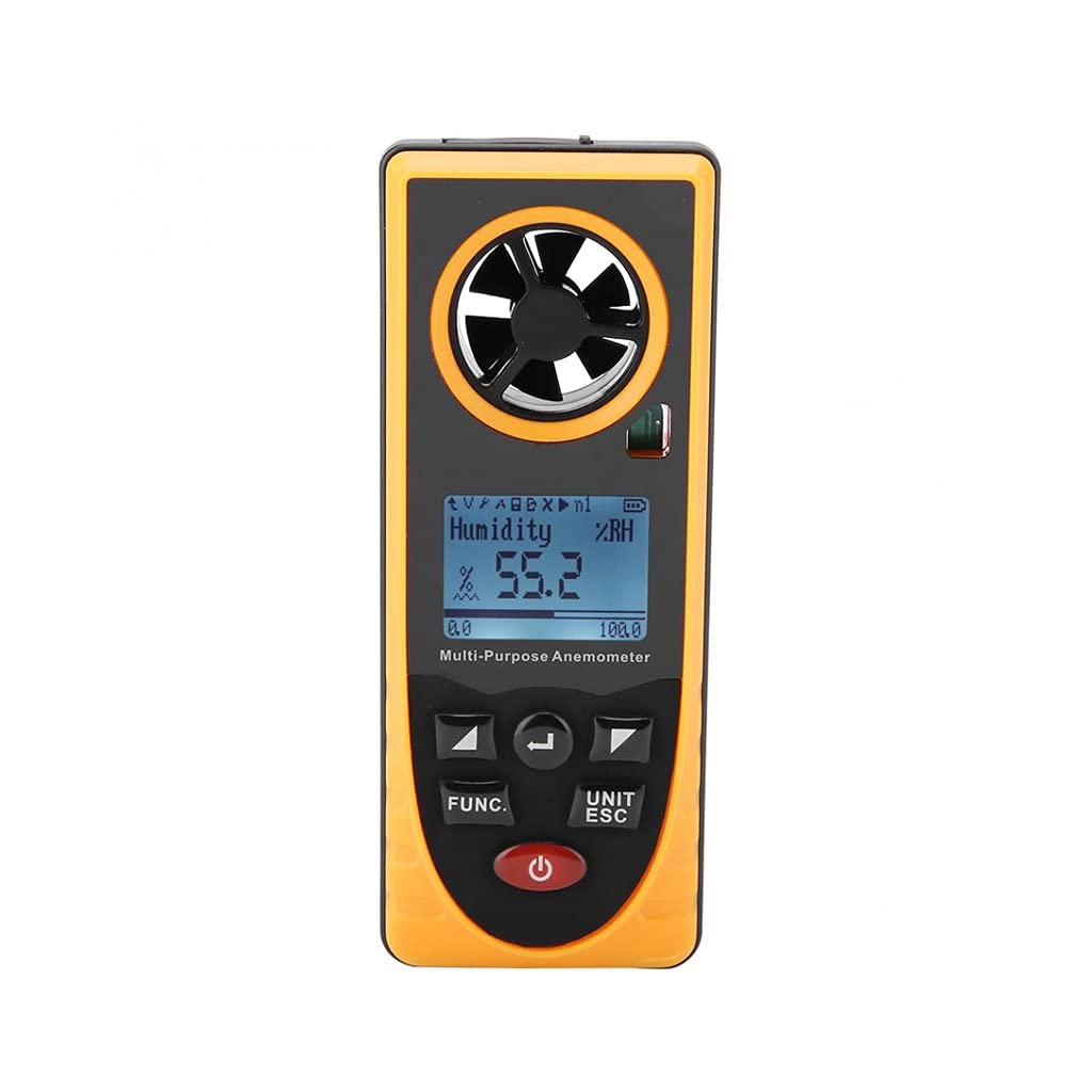 Digital Anemometer Portable Wind Speed Gauge Meter LCD Handheld Multifunction Anemometro Thermometer Windmeter