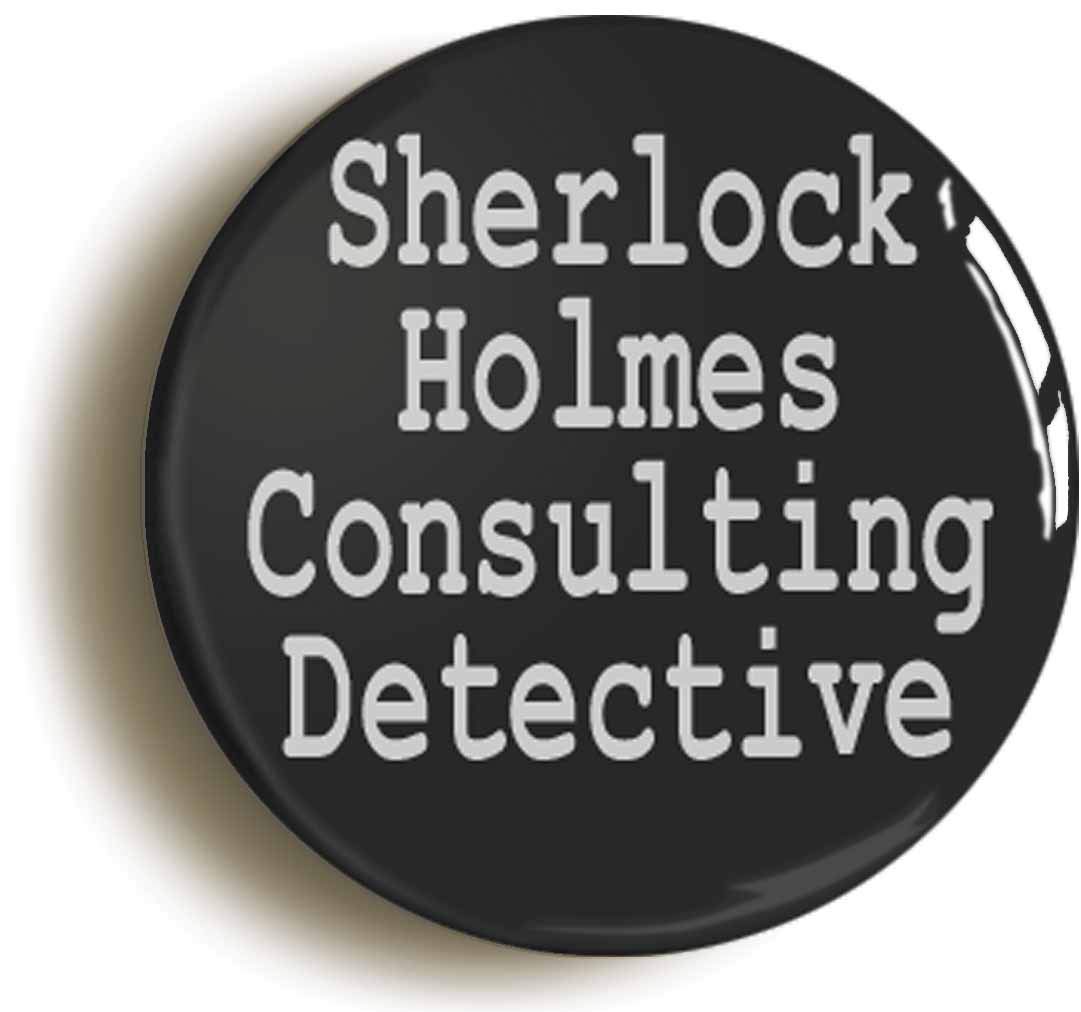 Ozorath Sherlock Holmes Consulting Detective Fridge Magnet (Circular 2Inch / 50Mm Diameter)