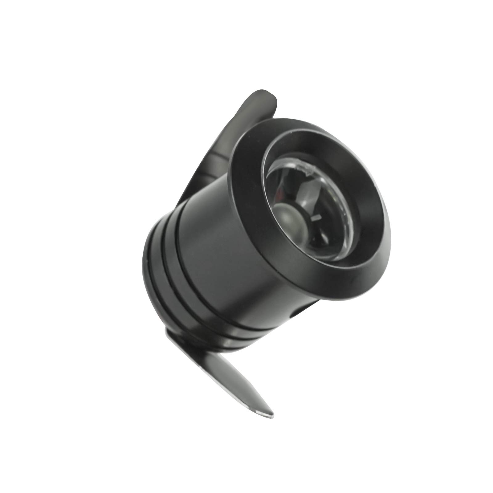 Downlight Led Empotrable, Foco Empotrable LED Mini Downlight de Techo con Transformador para Gabinete de Vino, Gabinete de Joyería, 10PCS, 1W 90-265V AC[Clase energética A++] (Black, Blanco Cálido)