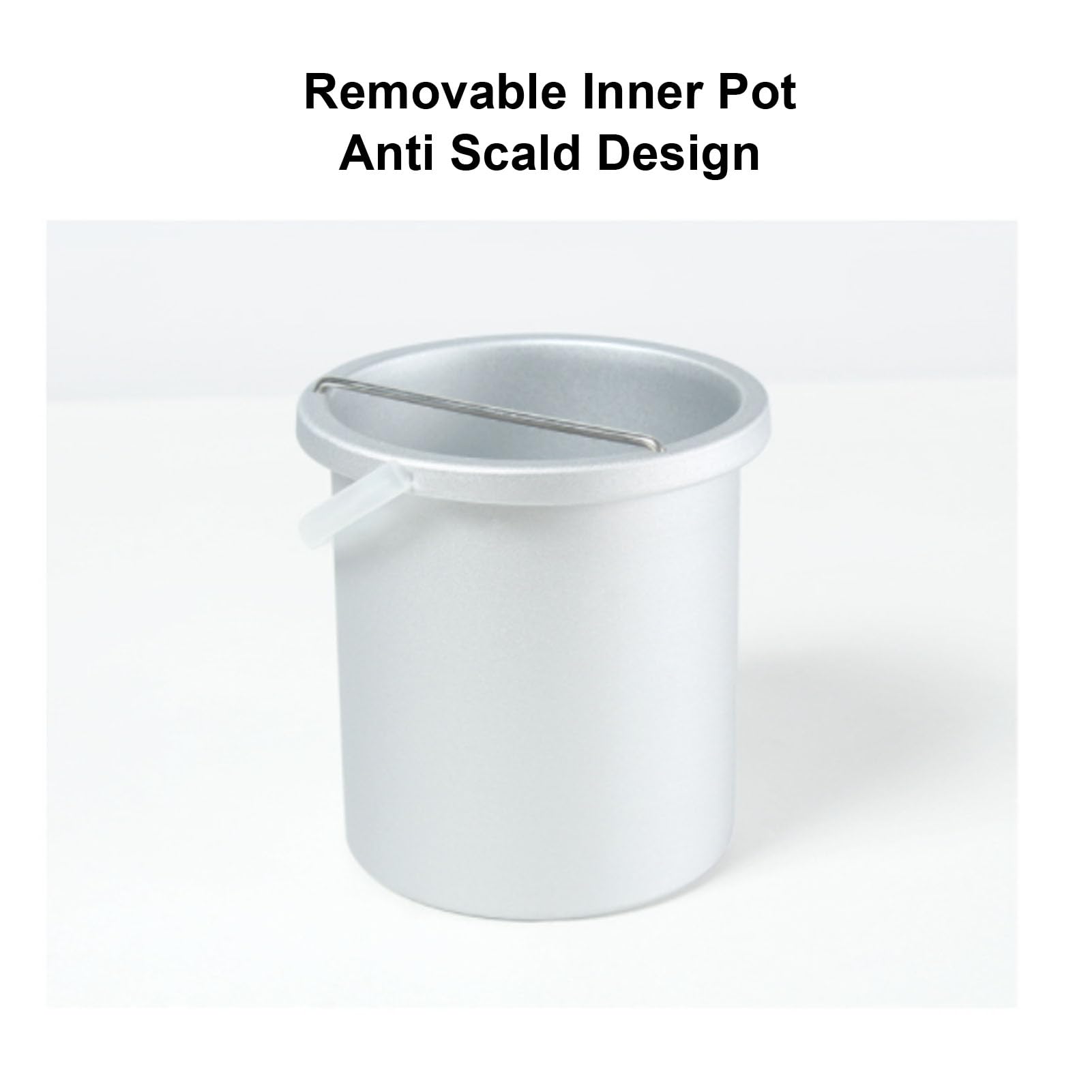 Scaldacera 3 in 1, scaldacera a rullo, 180 W, temperatura regolabile per uso domestico, dispositivo per la depilazione a doppia cartuccia.
