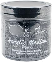 Algopix Similar Product 9 - Ken Oliver KN07465 Acrylic Medium-Black