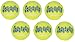 KONG Company Med Tennis Ball (Pack of 6 Balls)