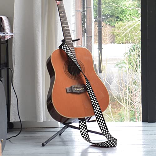 Sangle de guitare, sangle de guitare acoustique réglable en grille souple pour guitares basses, électriques et… - Les Beatles, Paul McCartney, John Lennon, RIngo Starr, George Harrison Sangle de guitare, sangle de guitare acoustique réglable en grille souple pour guitares basses, électriques et… – Image 5