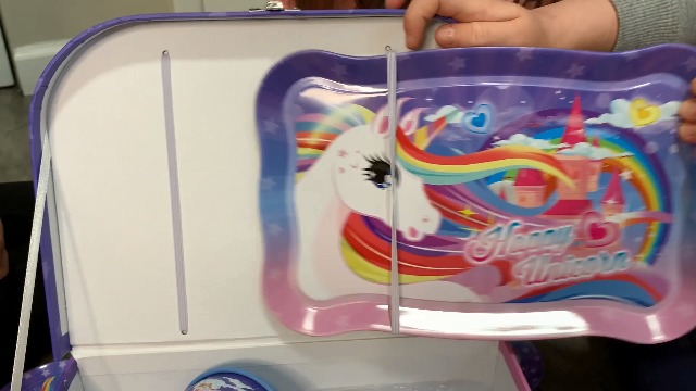 Tacobear Tee Set Kinder Teeservice mit Dessert Spielzeug Tragekoffer Tin Teekanne Set Einhorn Tee Party Rollenspiele… – Bild 8