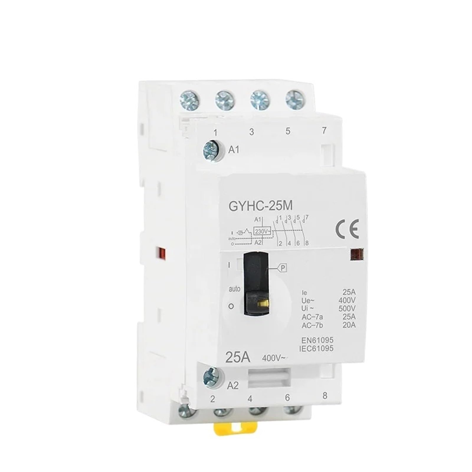 PVTLCYBI 4P 25A 4NO or 2NO2NC 220V/230V 50/60HZ Contactor(4P 25A 2NO2NC 220V)