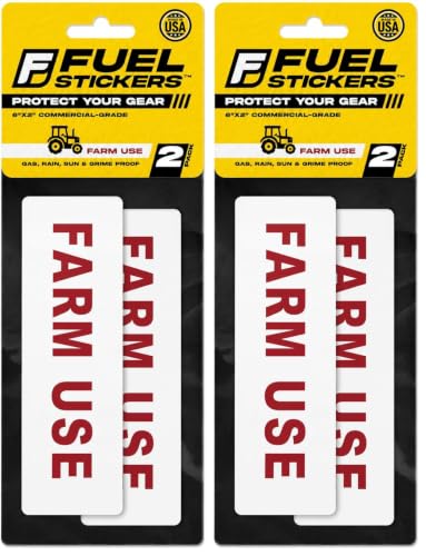 Image of Farm Use Sticker - Agricultural Equipment Identification Label - Bumper Sticker - Outdoor Rated - Heavy Duty, Weather Proof, Ultra Durable - USA Made (6x2 inch), 2 Labels (Pack of 2)