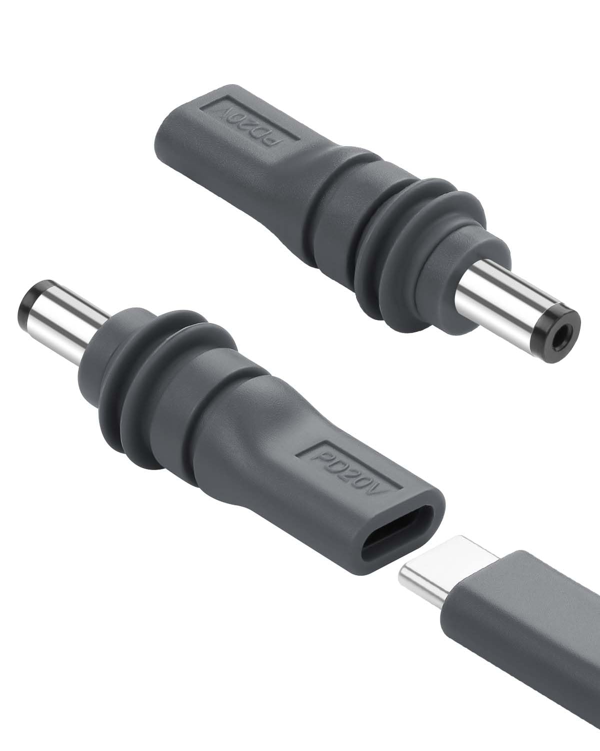 Amazon.com: CERRXIAN 2 Pack USB C to DC 5.5mm x 2.1mm Power