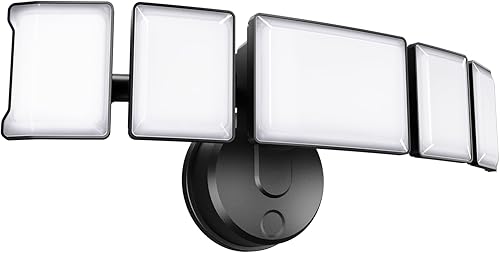 Miniatura 1 de Olafus Luz de inundación de 100 W para exteriores, luz de seguridad LED de 10000 lm controlada por interruptor, reflector exterior impermeable IP65