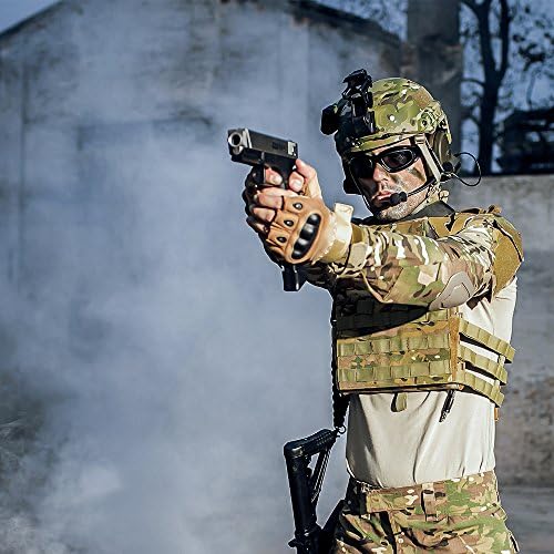 SINAIRSOFT US Army Uniform Shirt Pants with Knee Pads Tactical Combat Airsoft Hunting Apparel Camo BDU (MC,US L =Asian Tag XXL) — view 6