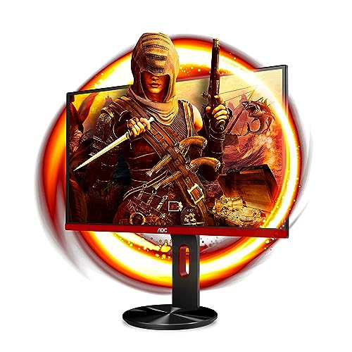 AOC Gaming G2590PX - 25 Zoll FHD Monitor, 144 Hz, 1ms, FreeSync Premium (1920x1080, HDMI, DisplayPort, USB Hub) schwarz/rot