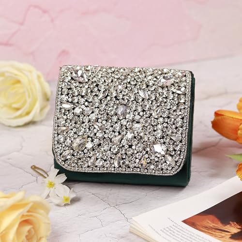 Image of THE TAN CLAN Kavya Beige Flap Over Bag Clutch Purses Luxury Evening Handbags with Handle