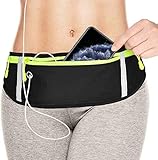 EINSTELLBARER ELASTISCHER HÜNDENGÜRTELBAND: Dank eines dehnbaren Gürtels ist der Sportgürtel ideal für Taillengrößen von 65 bis 135 CM und bleibt sicher auf der Taille. Kein Springen beim Joggen oder bei anderen Sportarten.