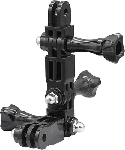 Miniatura 7 de Kit de montaje adaptador de juntas rectas de brazo pivote de extensión ajustable de 3 vías para GoPro Hero13, 12, 11, 10, 9, 8, 7, 6, 5, 4, 3+, 3,