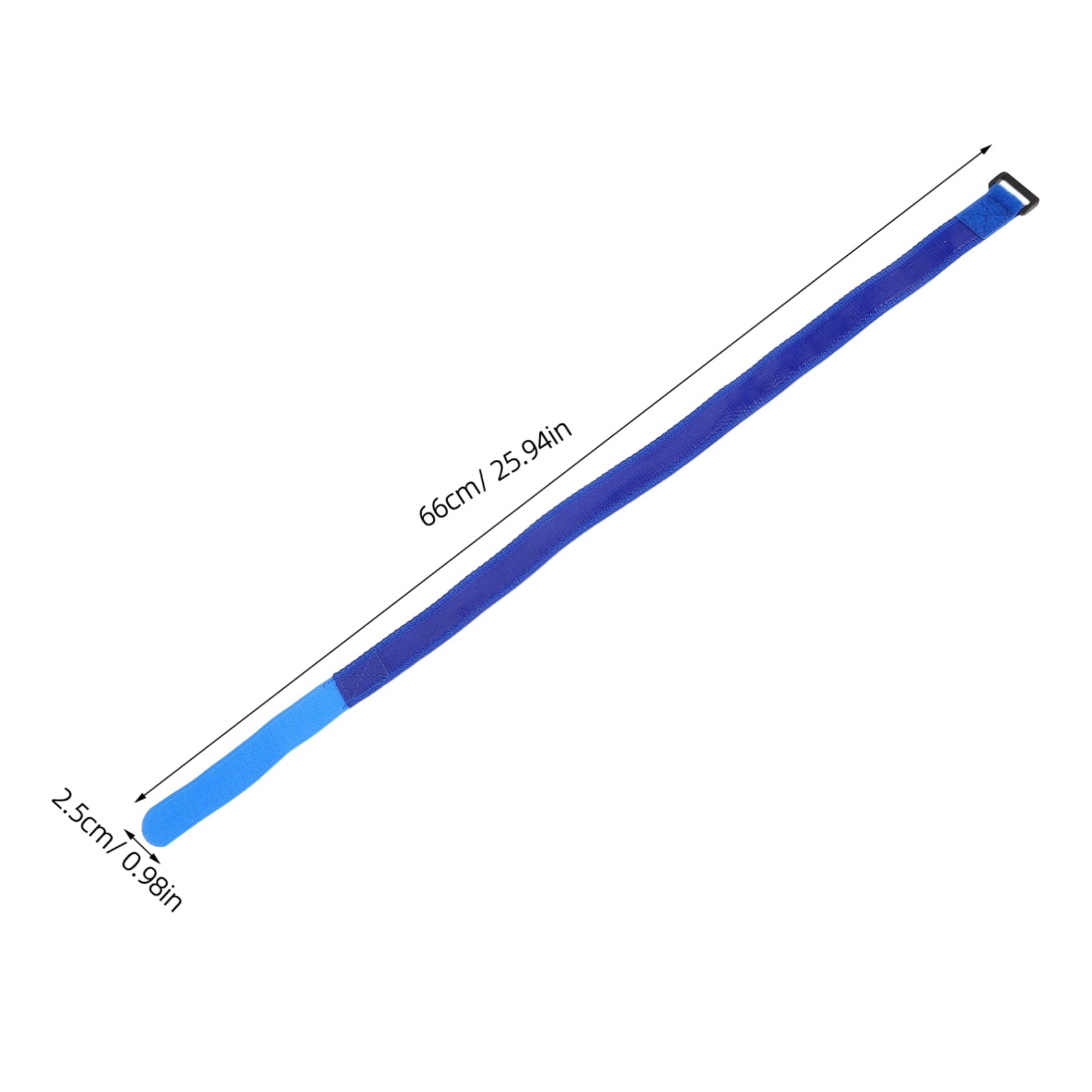 BESTonZON 2 Pcs Adjustable Bike Rack Straps Wheel Fixing Straps with Hook and Loop for Easy Transporting Durable Bicycle Accessories Blue for Various Wheel