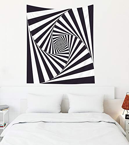 Crannel Decorative Wallpaper Black and White,Art Also Known As Optical