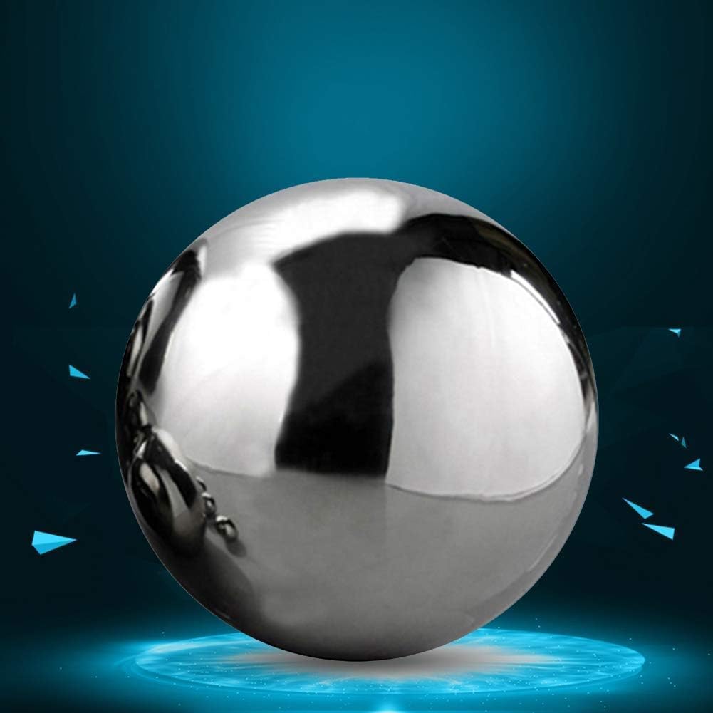 Boule d'observation en acier inoxydable poli miroir - Boule creuse réfléchissante pour décoration de jardin (300 mm)