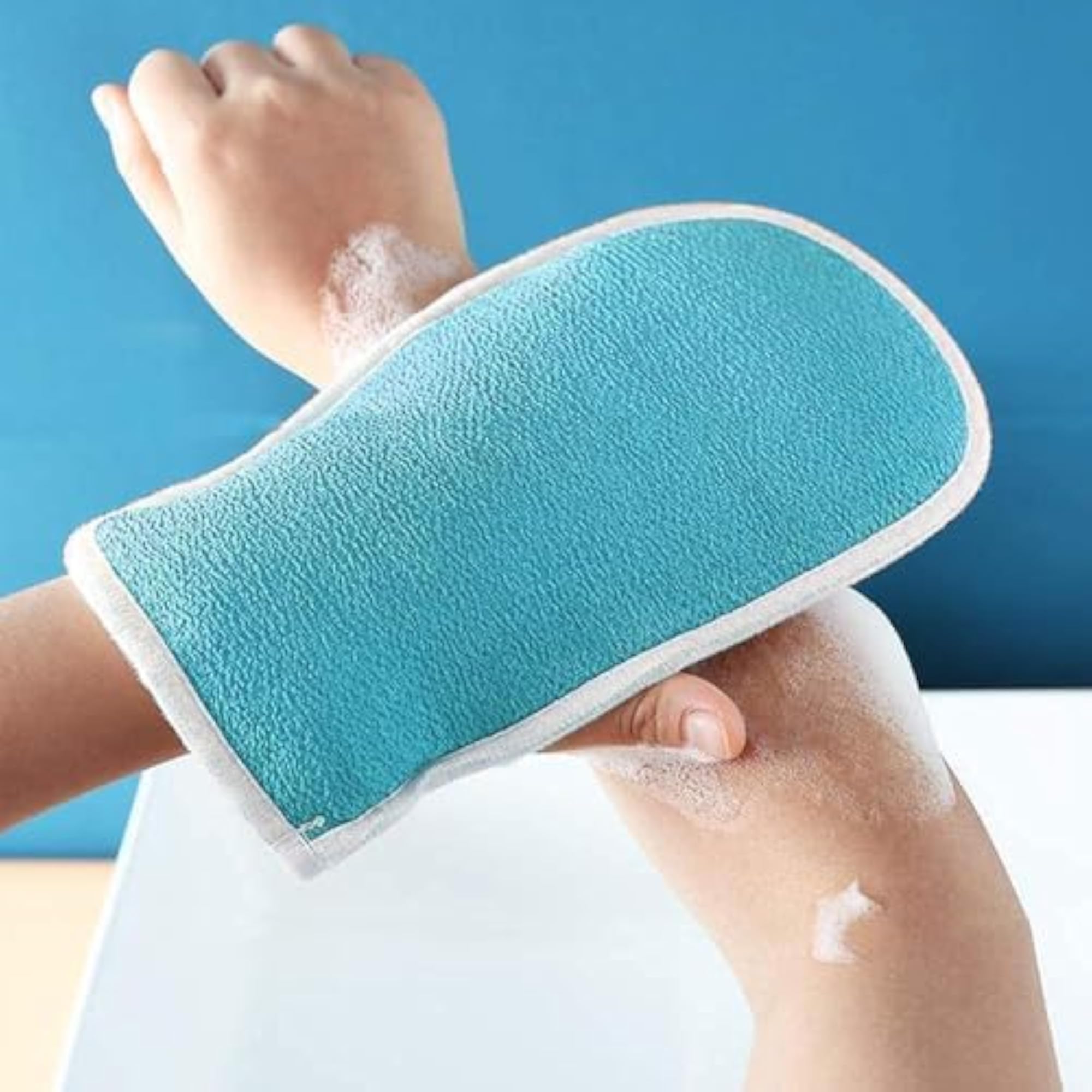 Exfoliating Back Scrubber for Shower, Bath Scrub Loofah Sponge