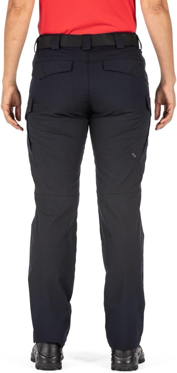 5.11 Tactical Women’s Icon Cargo Pants, Professional Work Pant with Stretch Ripstop Comfort, Water Resistant, Style 64447ABR