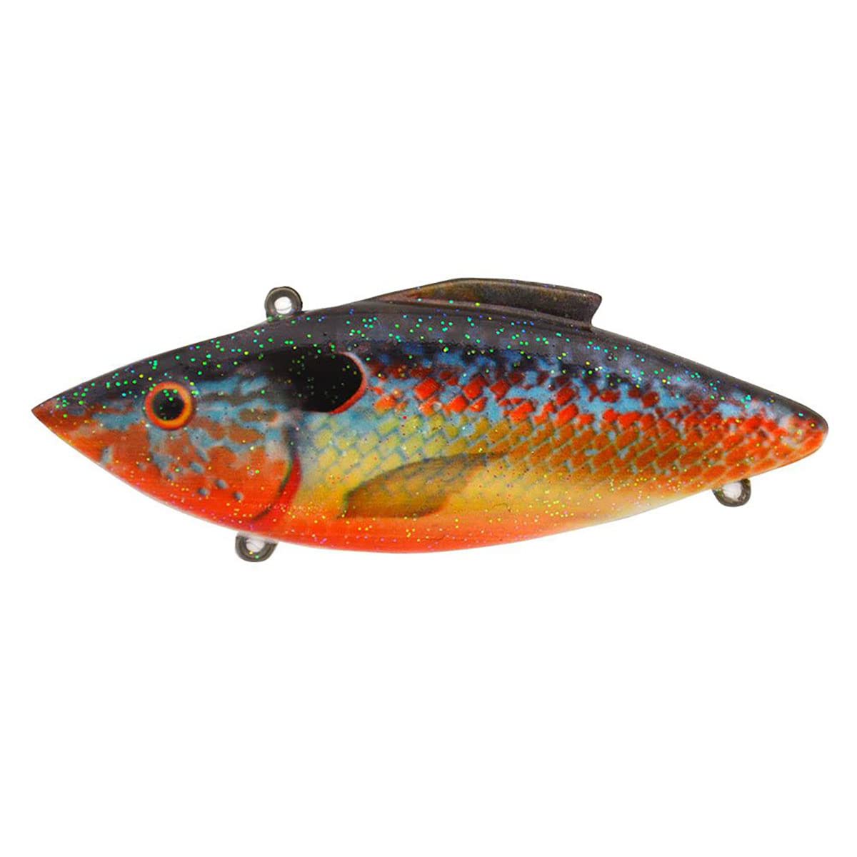 Bill Lewis Lures Lifelike Vibrations Rat-L-Trap 1/2 OZ Lipless Crankbait Fishing Wobble Sinking Lure for Black Bass, Trout, Walleye, Pike, Salmon, Pumpkin Perch