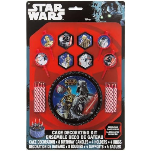 Multicolor Star Wars Cake Decorating Kit (Pack Of 17) Ultimate