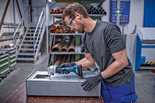 Bosch Professional Akku-Nager GNA 18V-16 E (Leistung 700 W, bürstenlose Motortechnologie, 2x4.0 Ah ProCORE Akku, Ladegerät GAL 18V-40, in L-BOXX), 0601529601, Blue – Bild 5