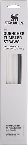 Miniatura 4 de Stanley Pajitas refrescantes reutilizables  Paquete de 4 popotes reutilizables sin BPA para beber de forma limpia  Vasos perfectos de 40 onzas