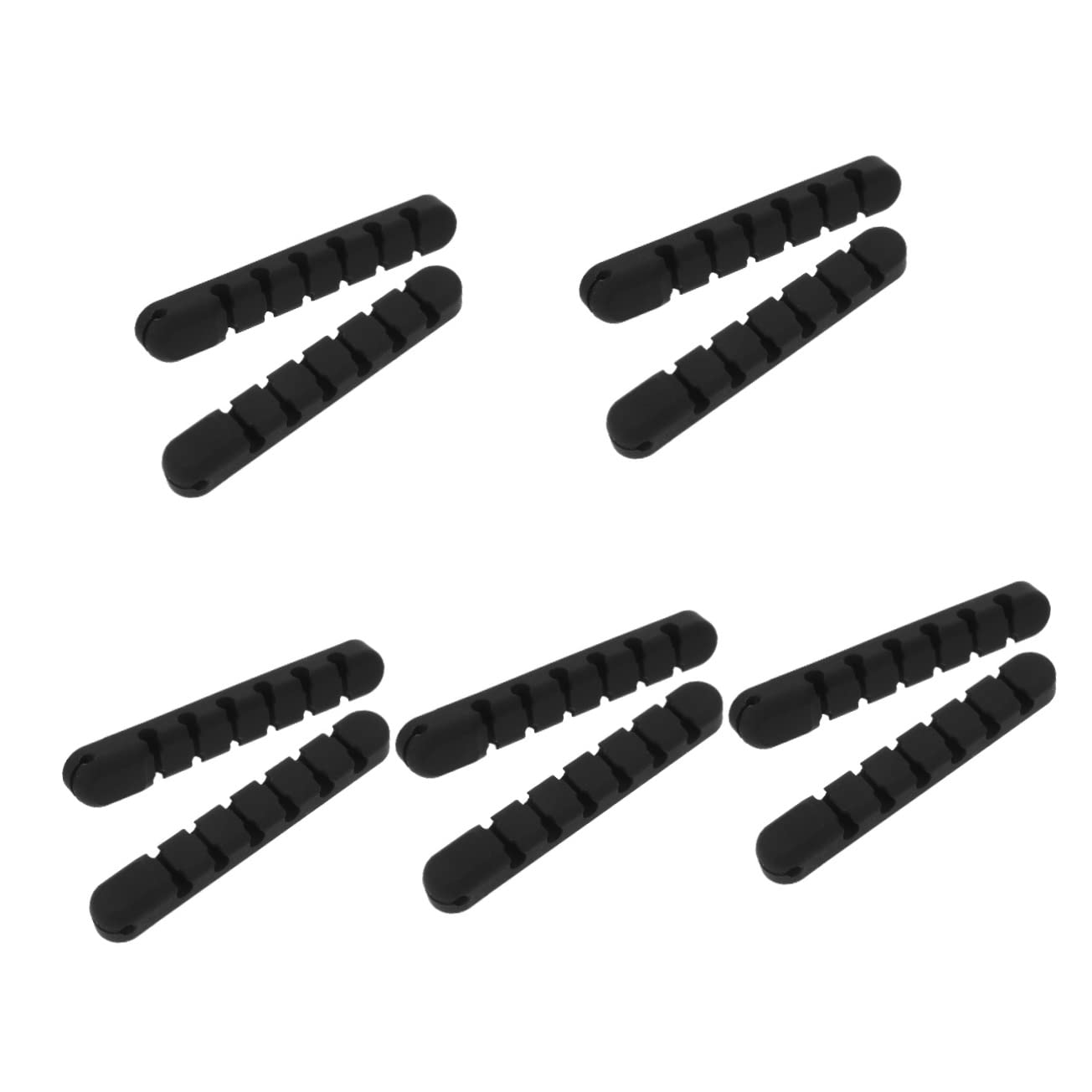 SOLUSTRE 10 Stk Veranstalter Kabelclips Für Stecker Kabelhakenhalterung Klemmen Für Elektrische Kabel Kabelhalter Schreibtisch Drahthalter Für Kabel Einfach Büro Kieselgel Datenleitung