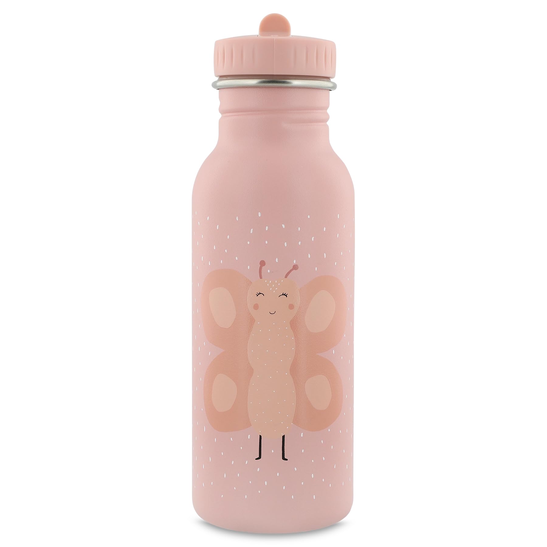 Trixie - Gourde pour Enfants en Acier Inoxydable 500ml - Mrs. Butterfly (Papillon)