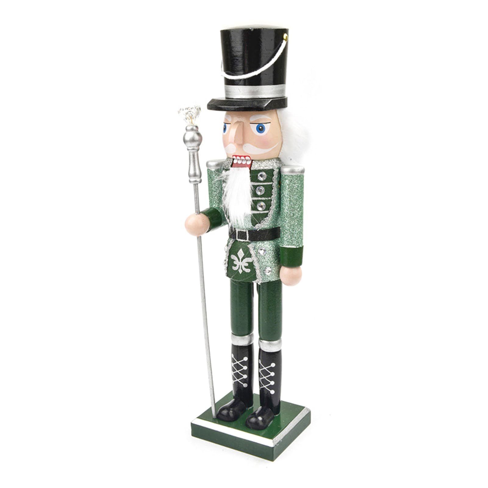 Figurine de casse-noisette en bois pour cheminées et ambiances de fête