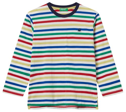 United Colors of Benetton Camiseta M/L, Multicolor, 3 años