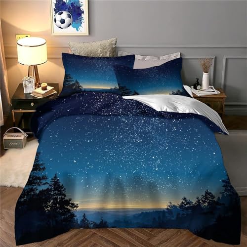 Parure de lit cerf super king en microfibre douce et résistante