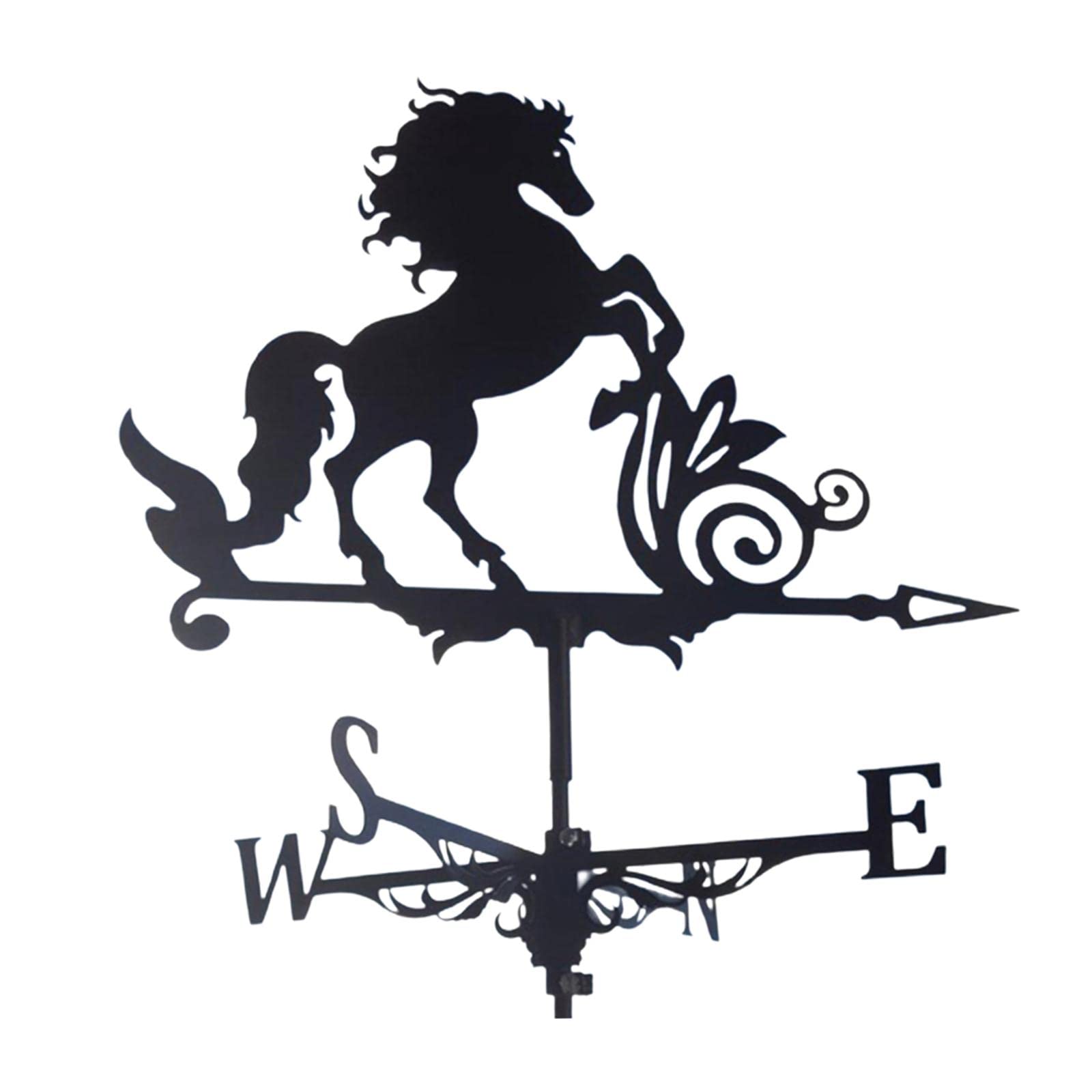 Retro Metal Horse Weathervane Weather Vane Yard Farm Crafts 30inch Tall|Weathervanes|Home & Garden-image-36