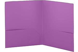 Enday Purple Plastic Folder